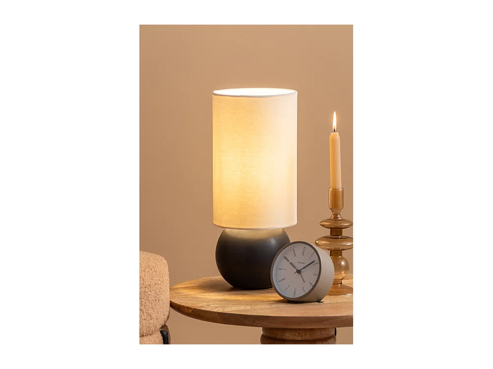 Lampe de table Alma Ball - Noir mat