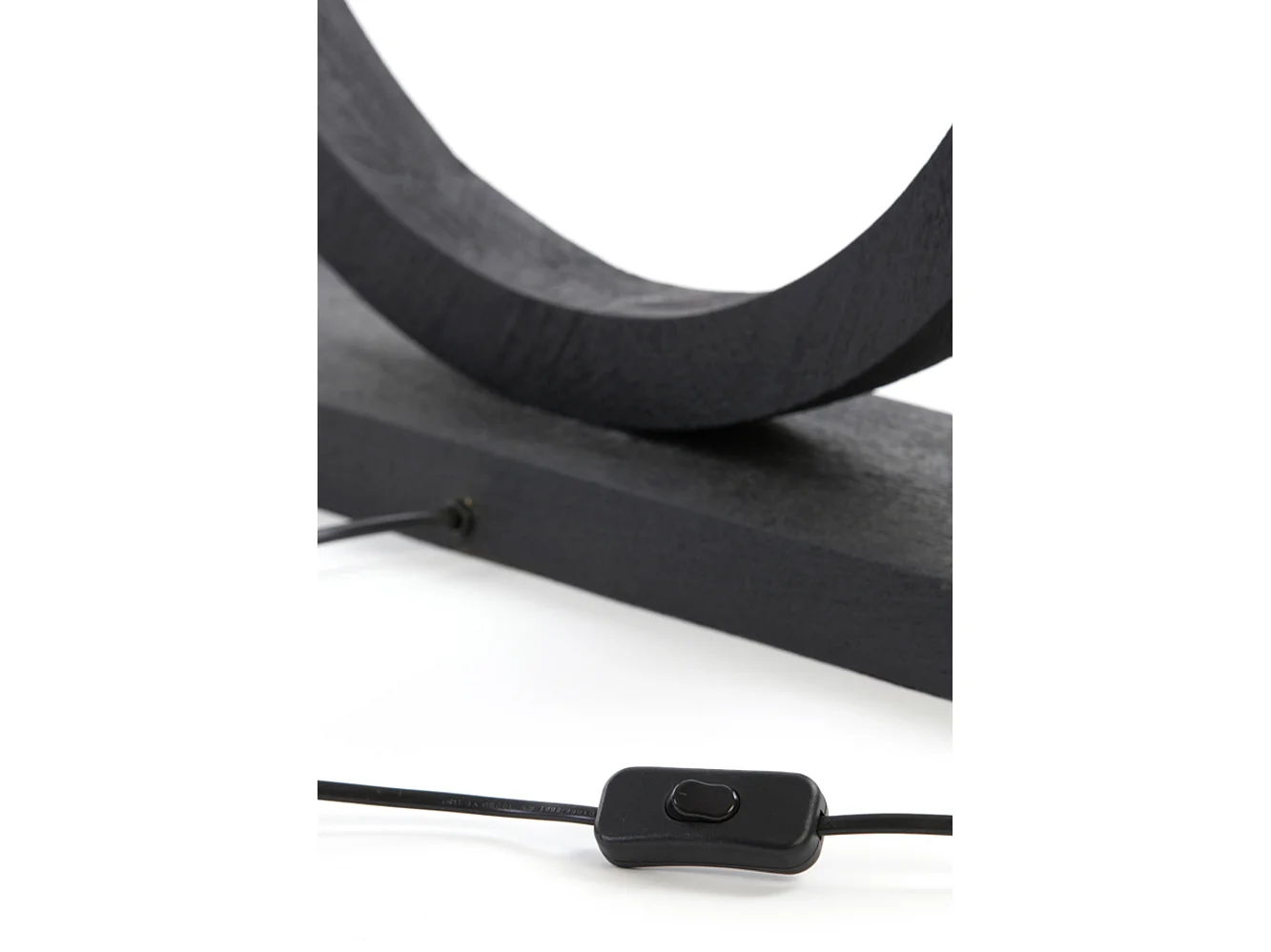 Pied de lampe TINAR - 51x13x64cm - Noir