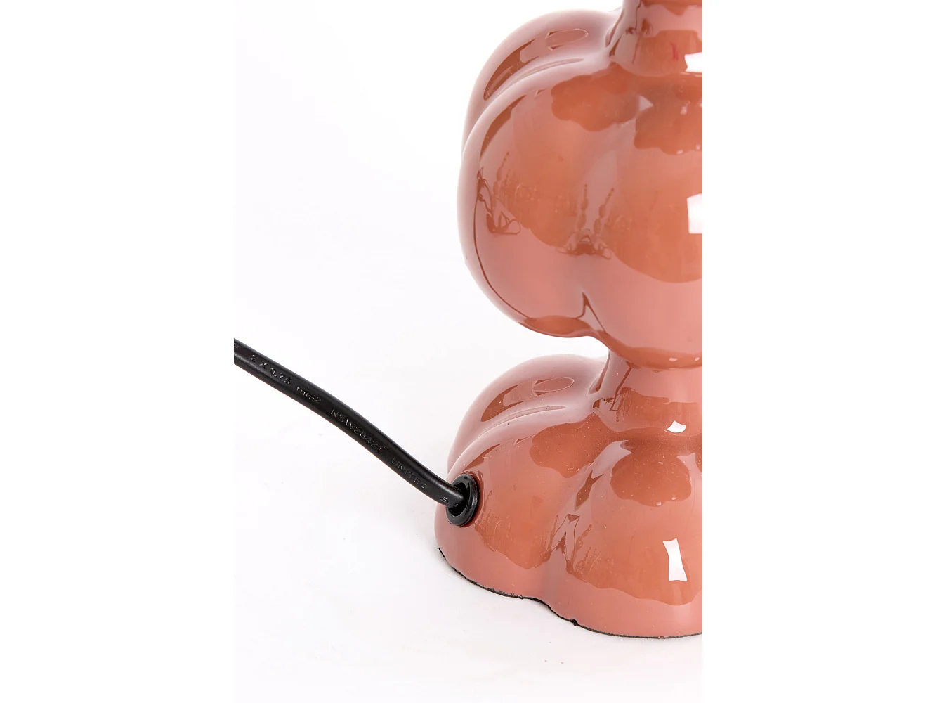 Pied de lampe CALDAS / Ø10x20cm - Orange