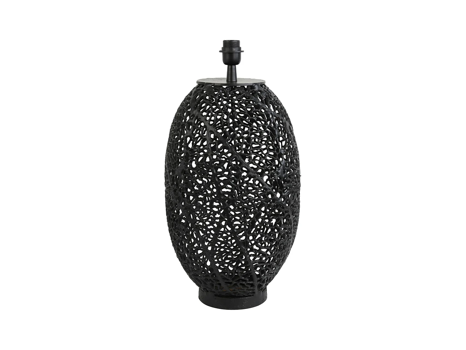Pied de lampe SINULA - Ø32x55cm - Noir