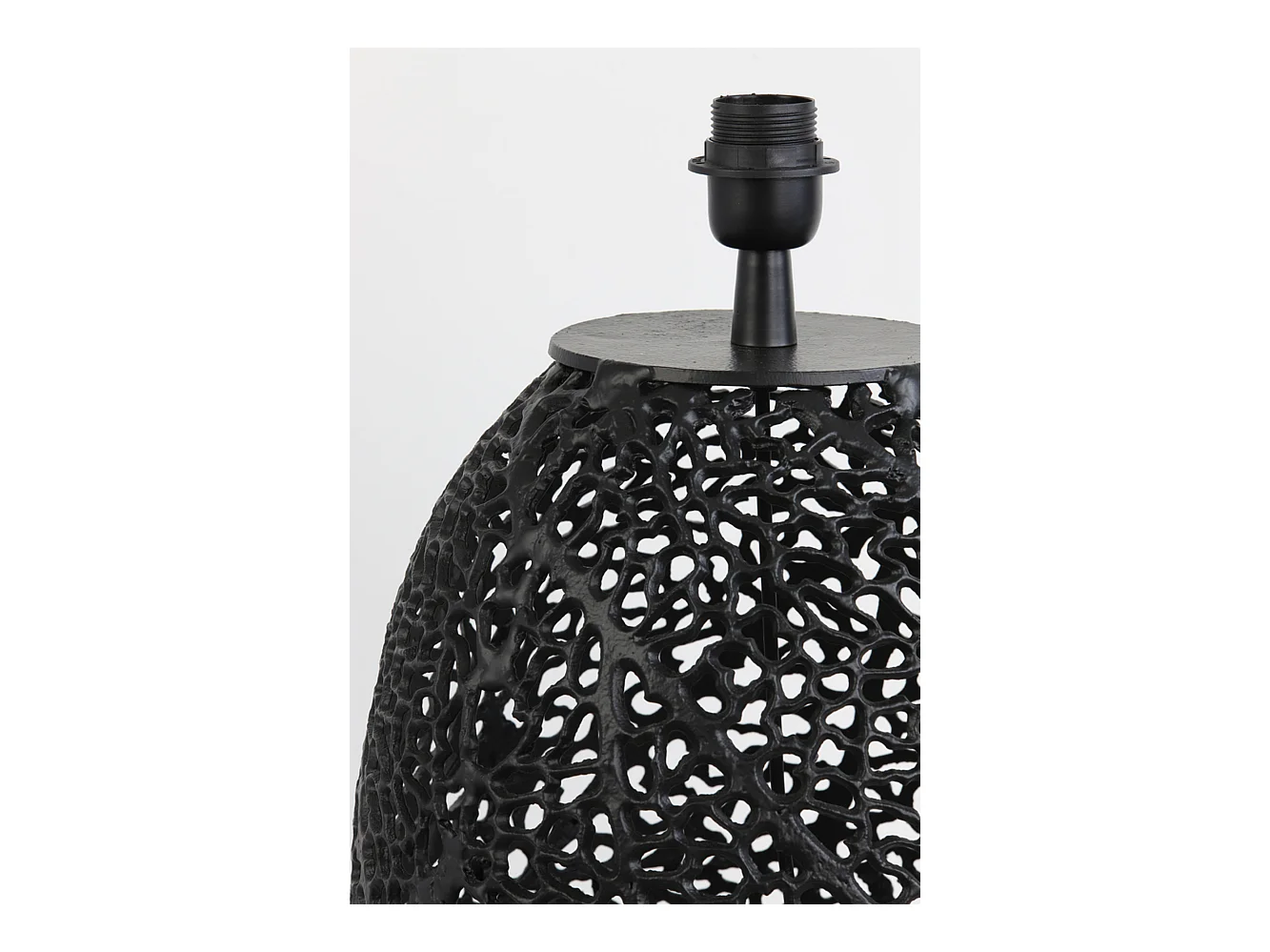 Pied de lampe SINULA - Ø32x55cm - Noir