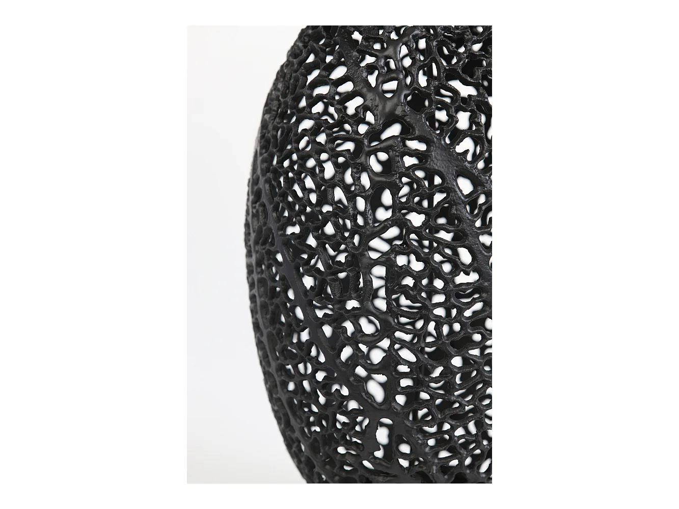 Pied de lampe SINULA - Ø32x55cm - Noir