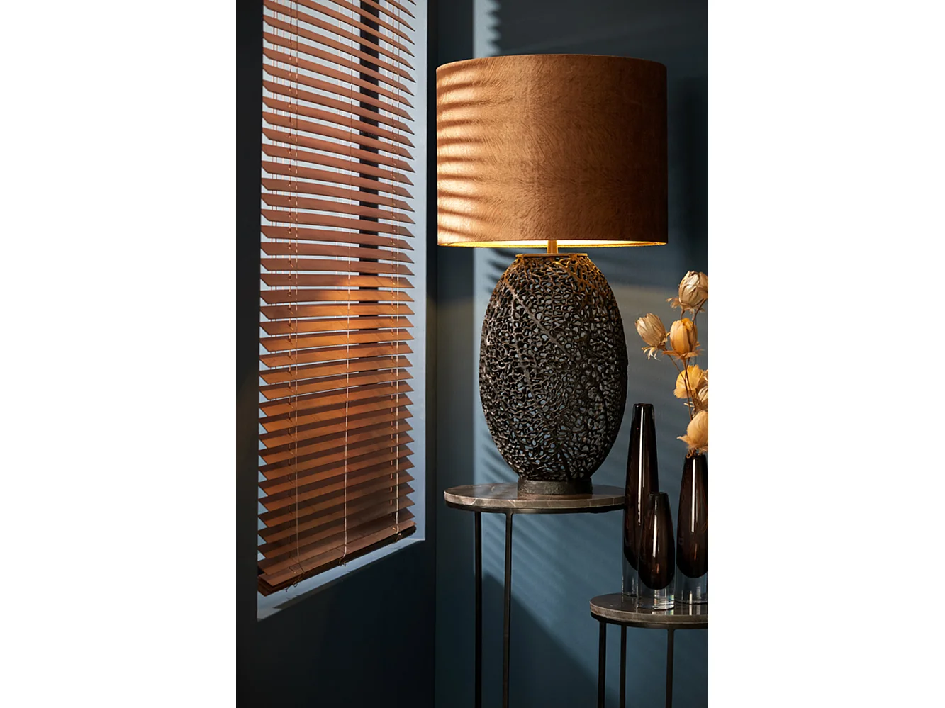 Lampvoet SINULA - Ø32x55cm - Zwart