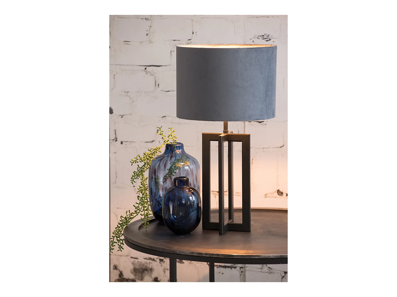 Lampensockel MACE - Ø15x35cm - Schwarz
