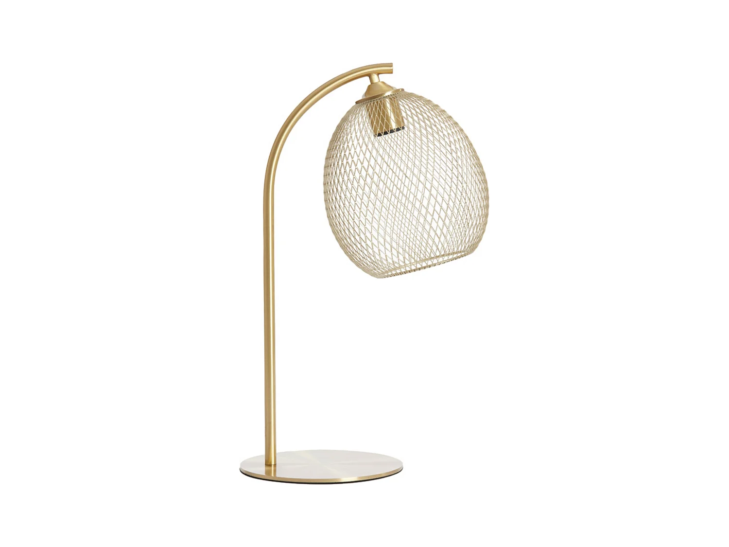 Lampe de table MOROC - Ø20x50cm - Doré