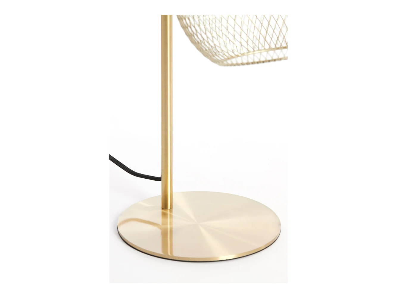 Lampe de table MOROC - Ø20x50cm - Doré