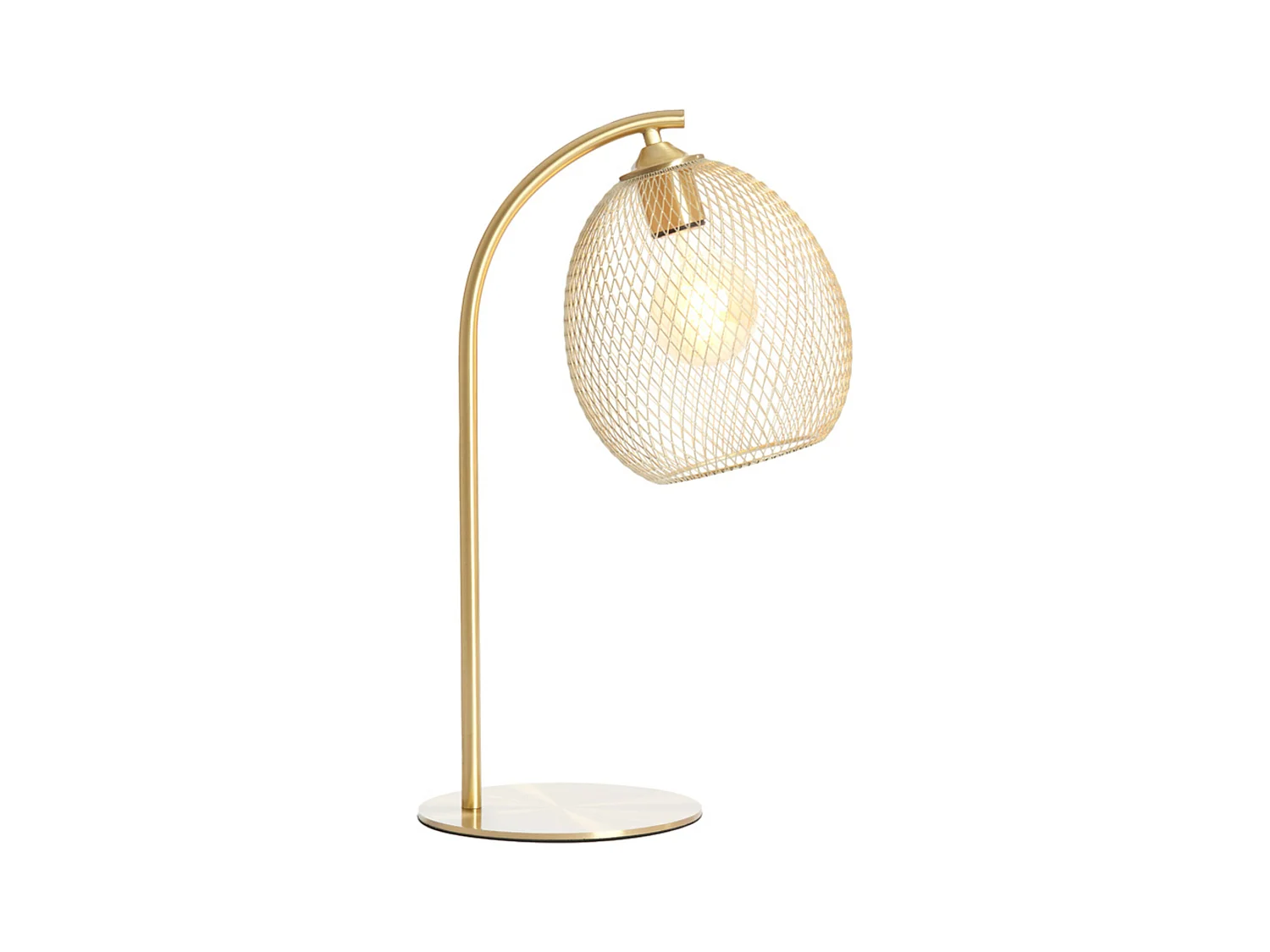 Lámpara de mesa MOROC - Ø20x50cm - Oro