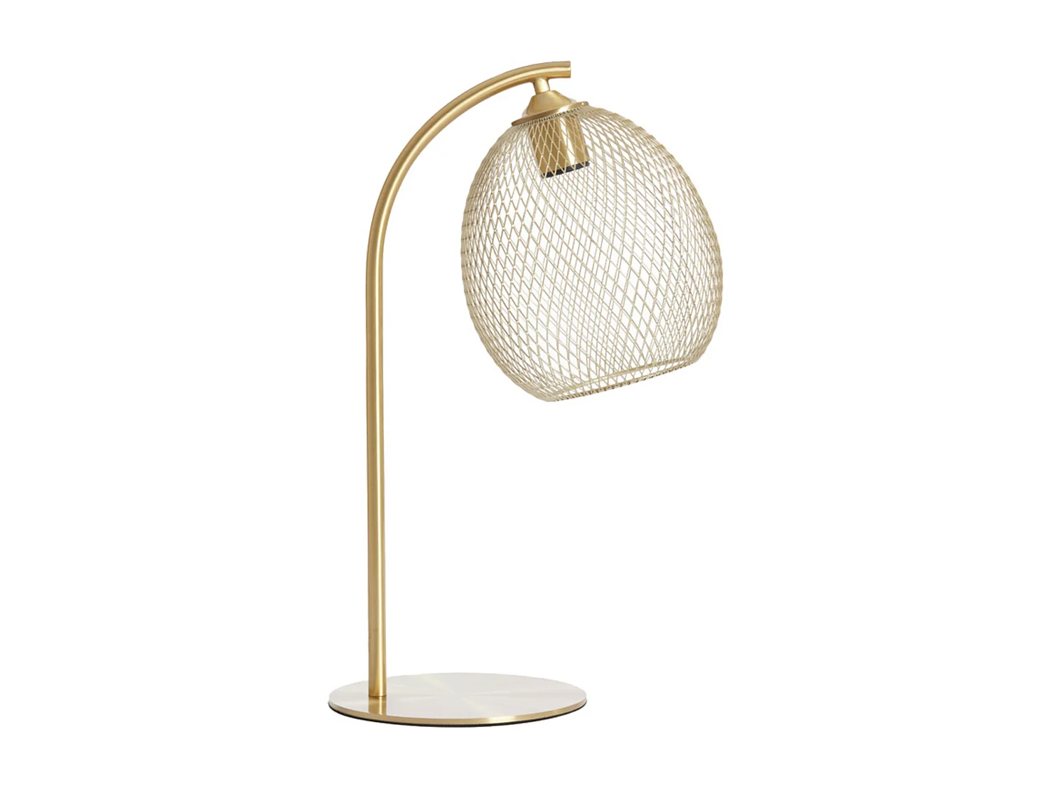 Lampe de table MOROC - Ø20x50cm - Doré