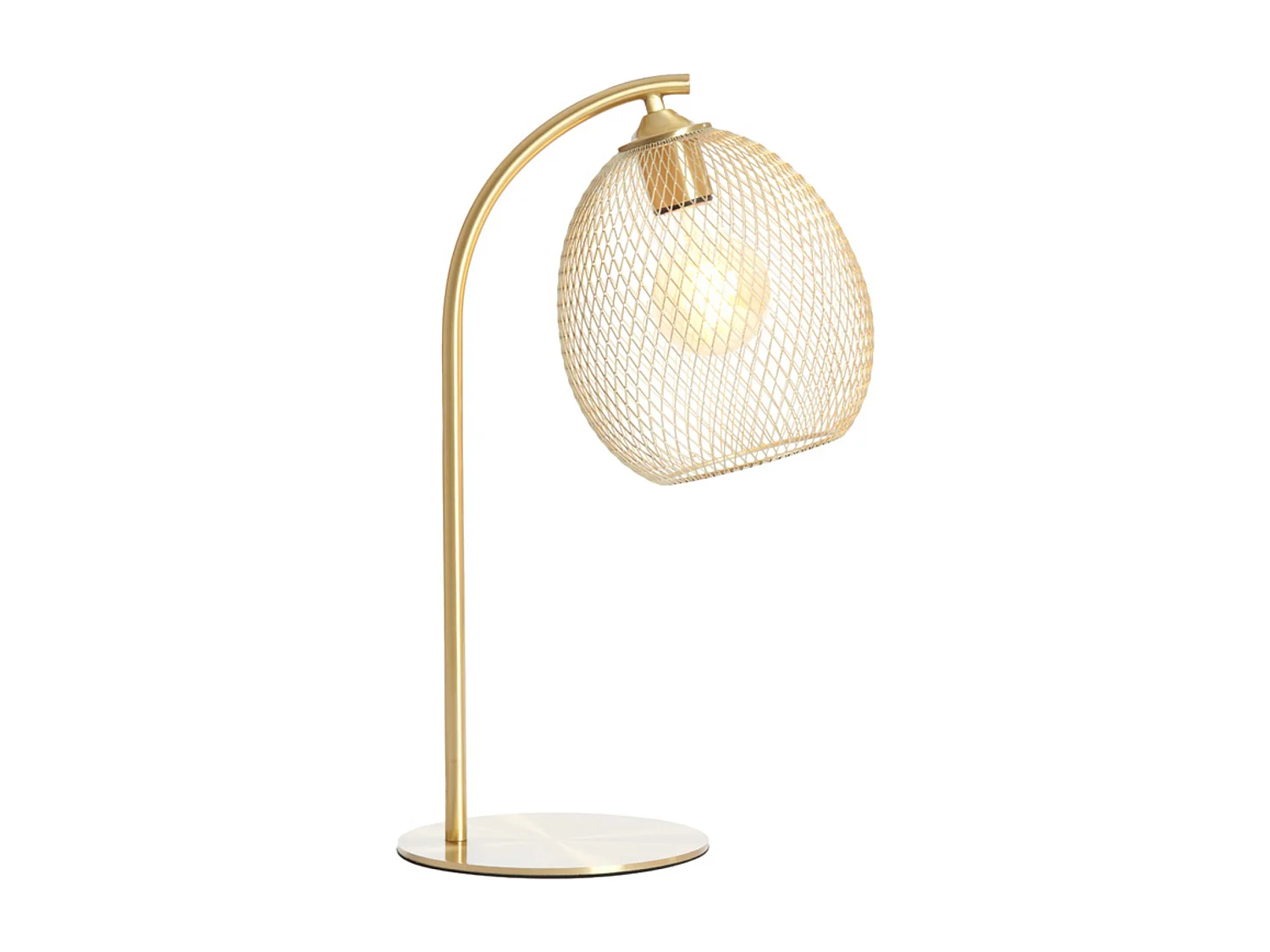 Lampe de table MOROC - Ø20x50cm - Doré