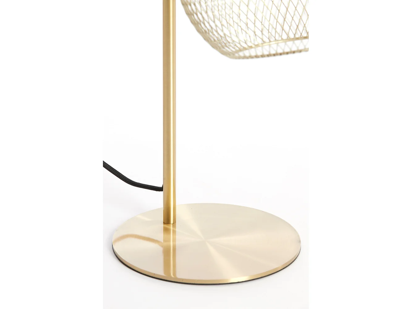 Lampe de table MOROC - Ø20x50cm - Doré