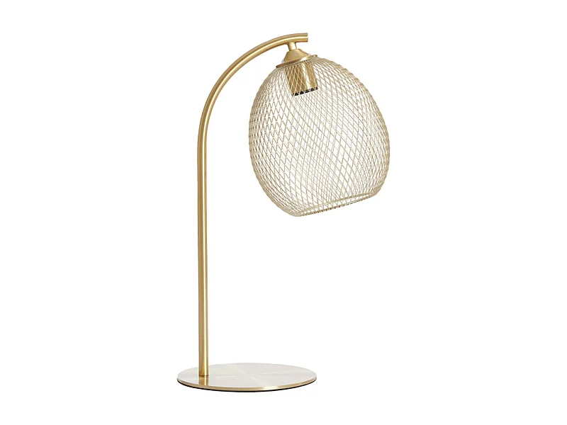 Lámpara de mesa MOROC - Ø20x50cm - Oro