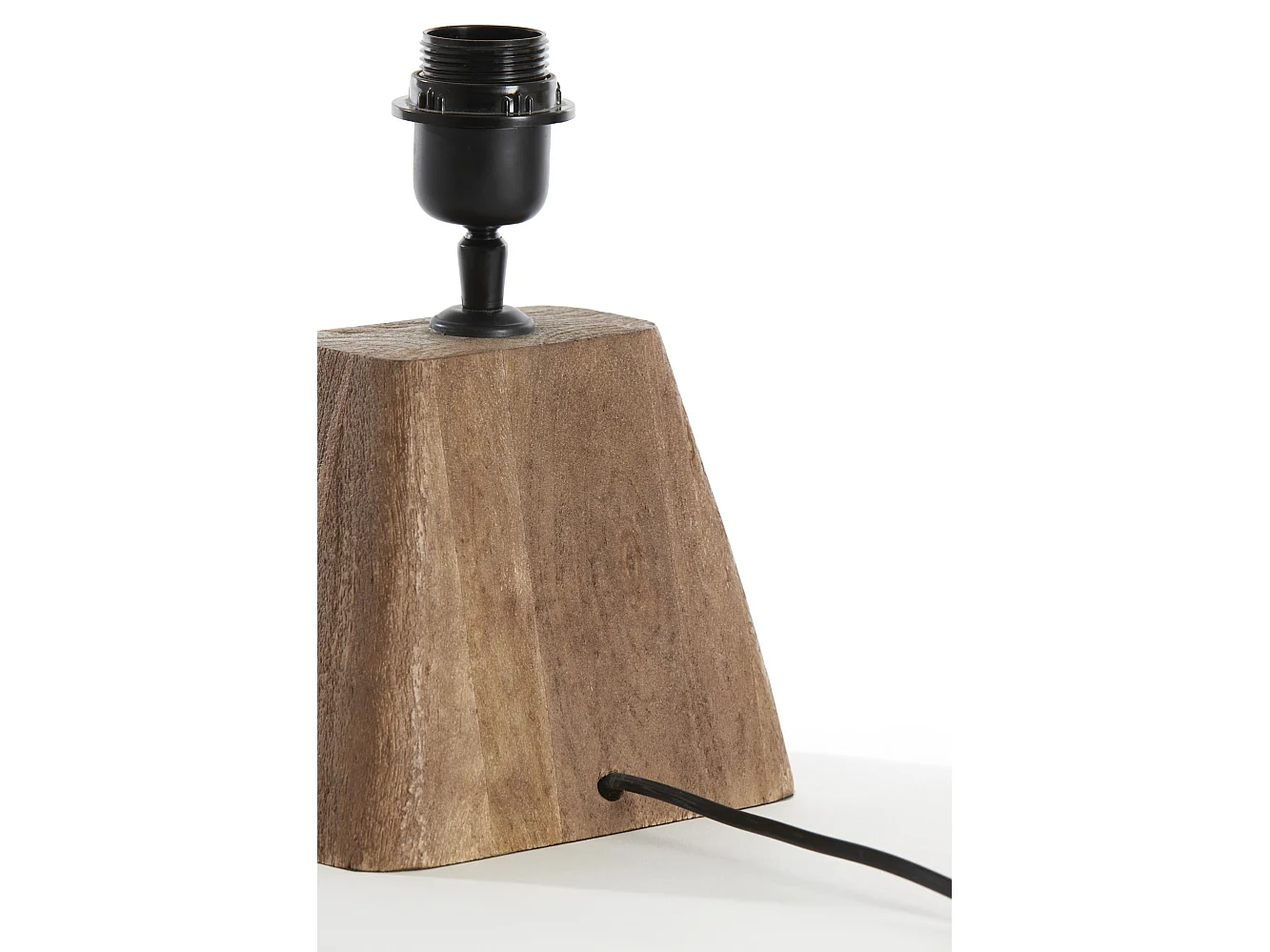 Pied de lampe KARDAN - 18x13x15cm - Marron