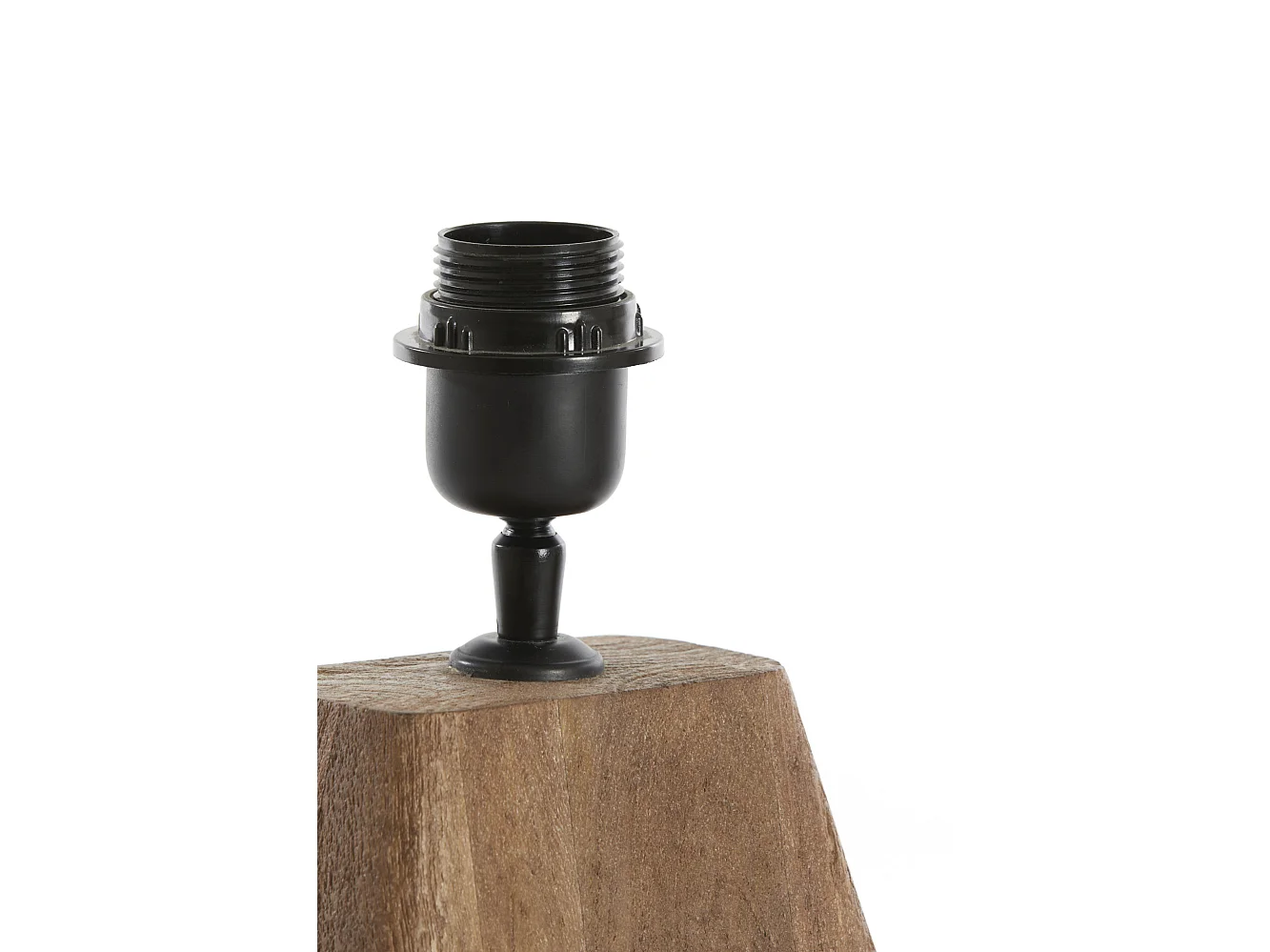 Pied de lampe KARDAN - 18x13x15cm - Marron