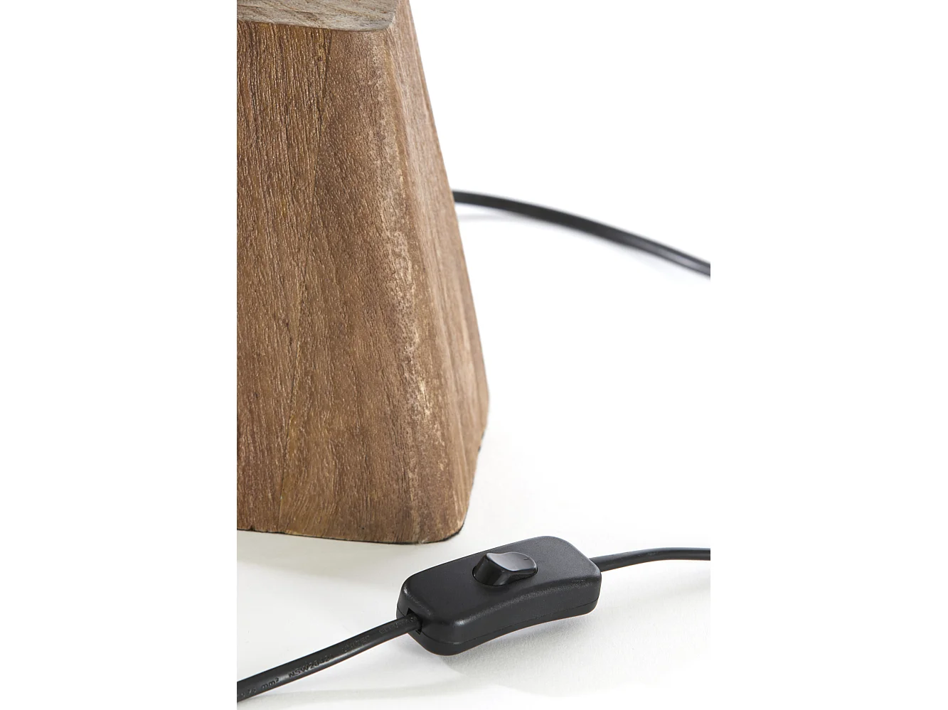 Pied de lampe KARDAN - 18x13x15cm - Marron