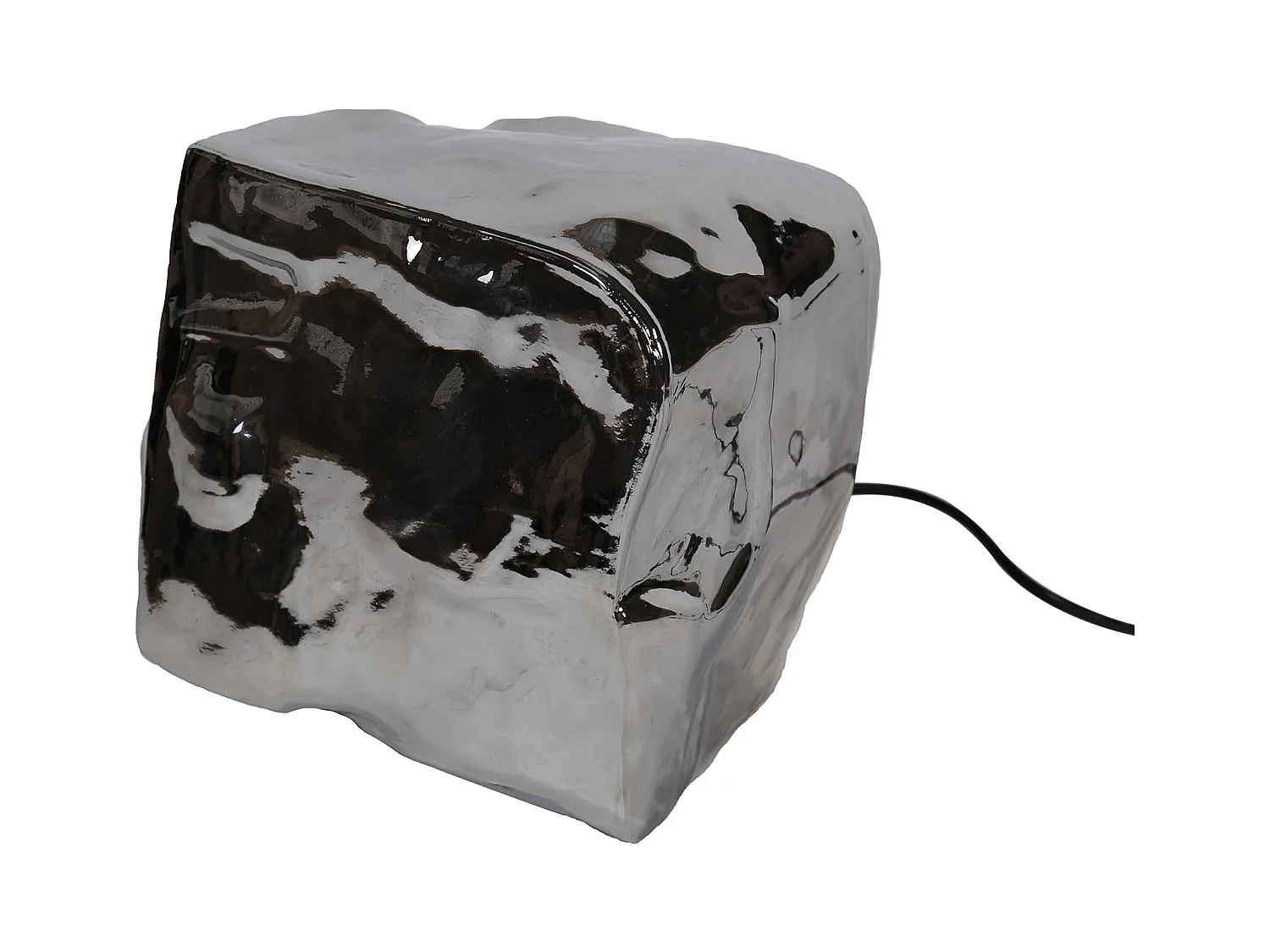 Lampe de table Rock Chromée - Industrielle - Lampe en Rock