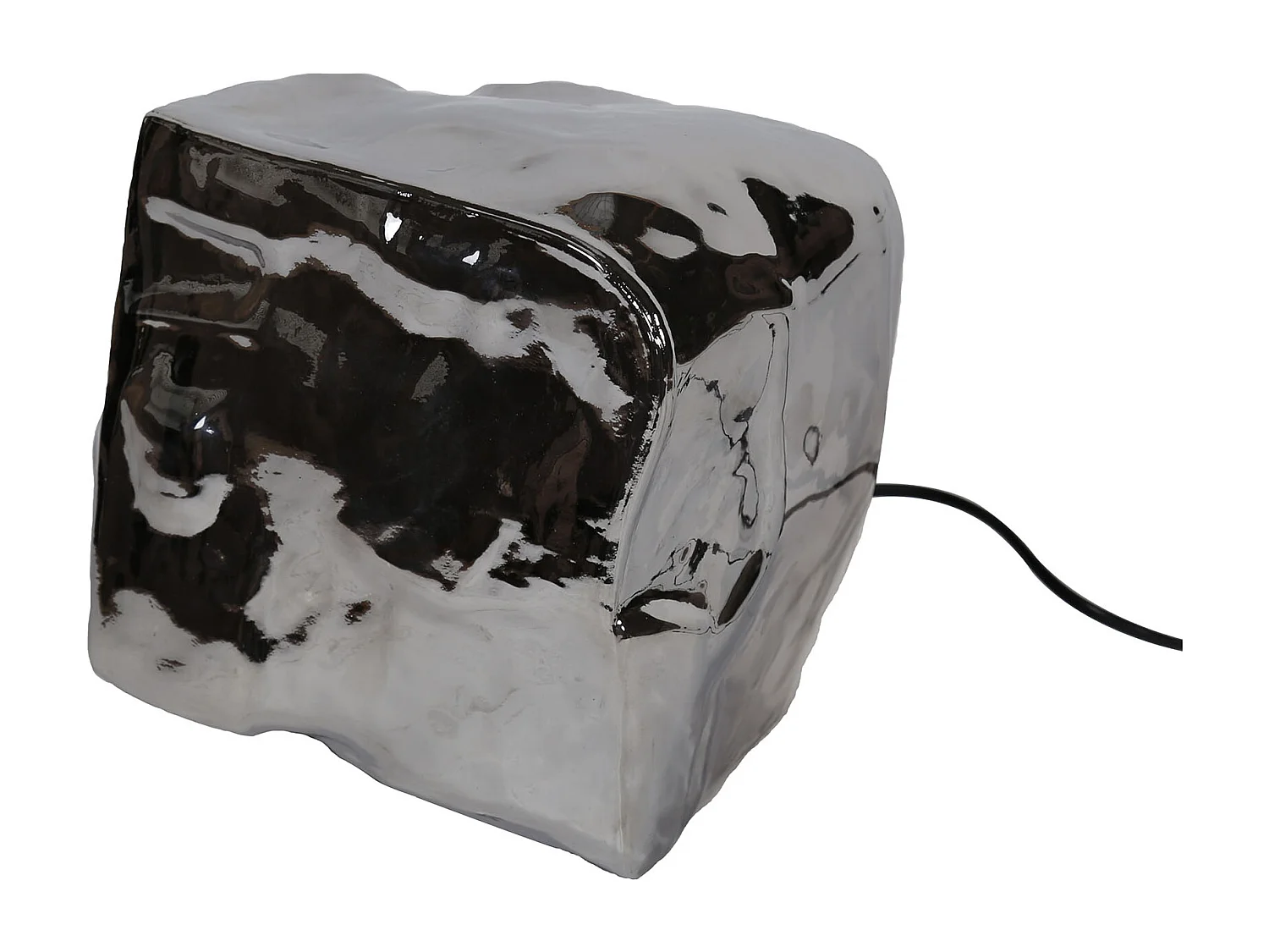 Lampe de table Rock Chromée - Industrielle - Lampe en Rock