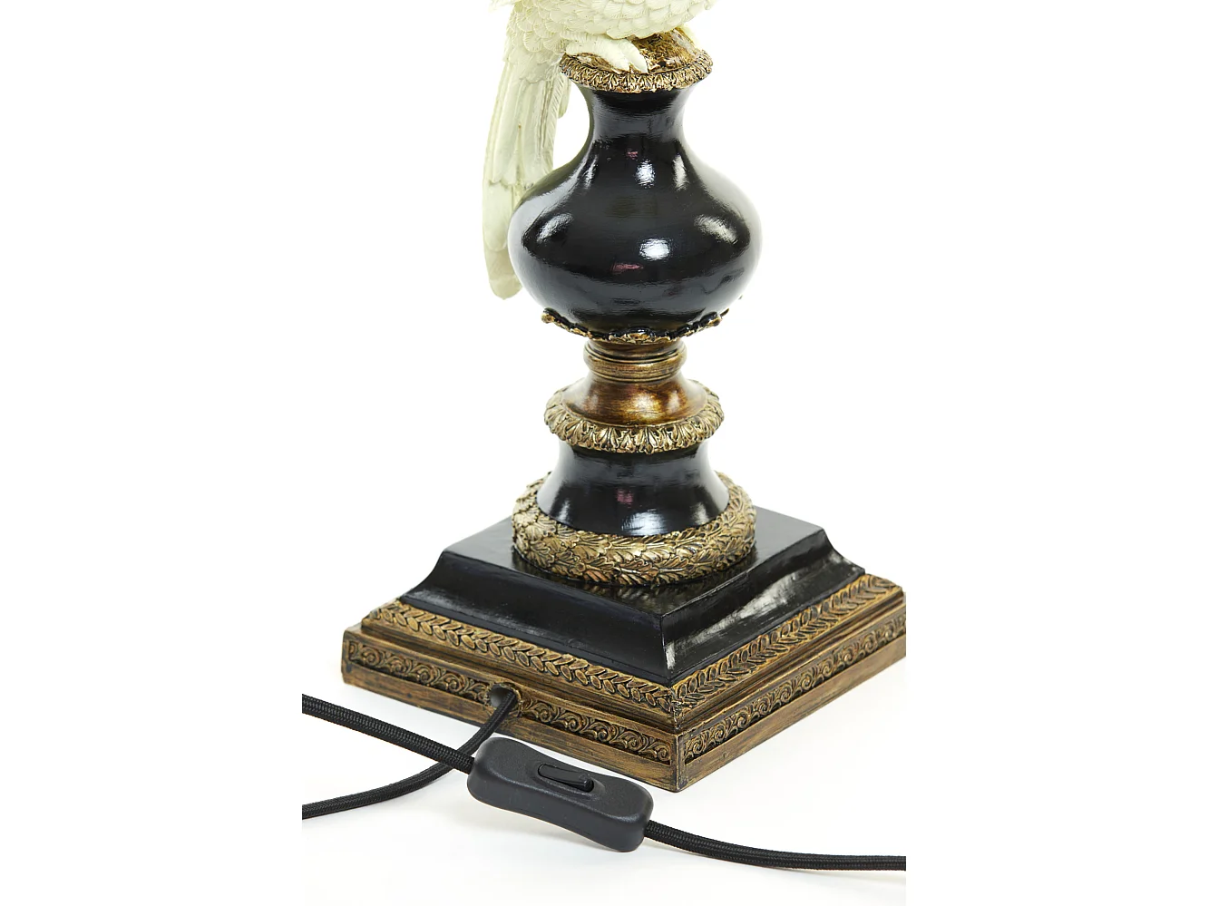 Pied de lampe NYASA - 14,5x14,5x46,5 - Noir