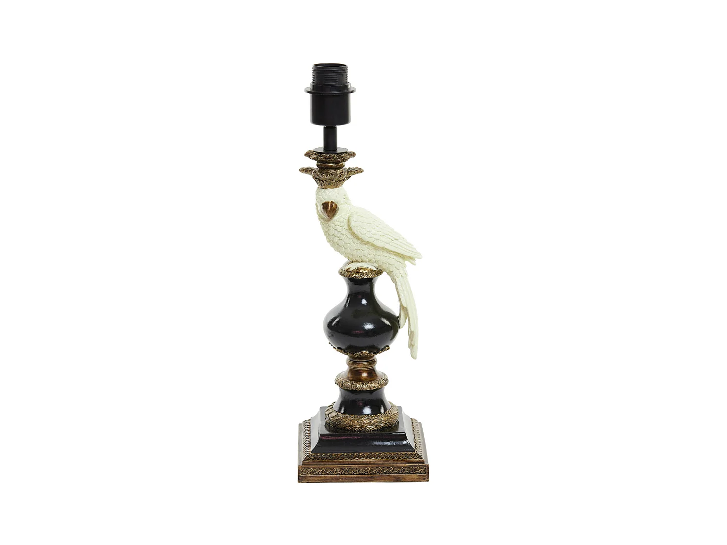 Pied de lampe NYASA - 14,5x14,5x46,5 - Noir