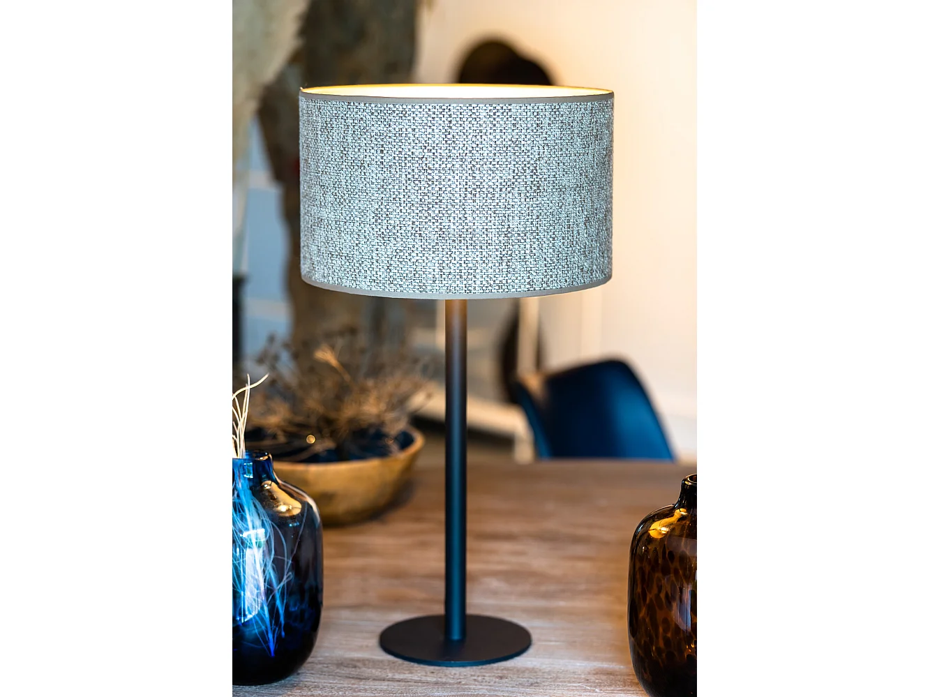 Pied de lampe RODRIGO - Ø18x37,5cm - Noir