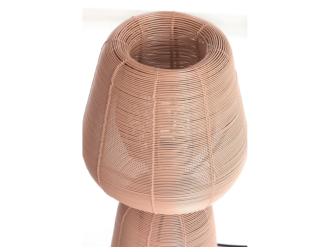 Lampe de table ABOSO - Ø18x42cm - Orange