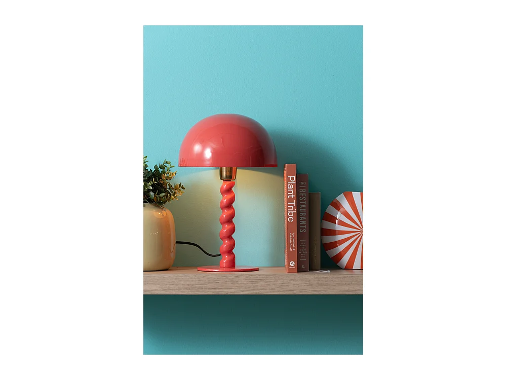 Lampe de table Prisa - Rouge écarlate