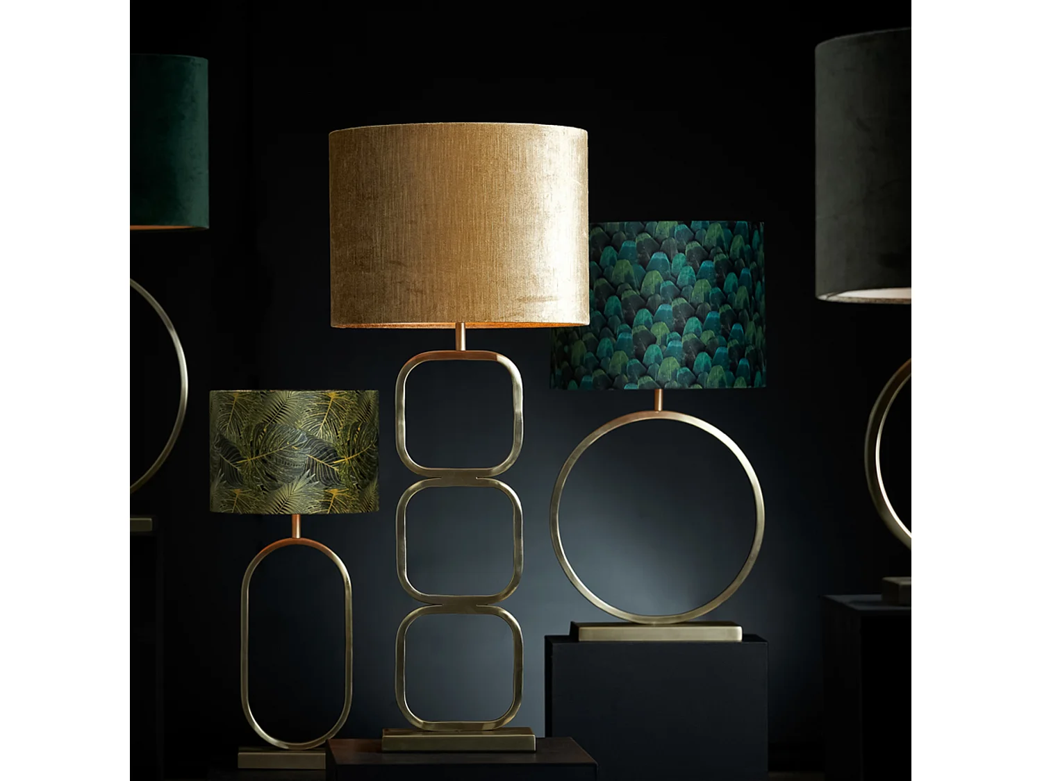 Lampvoet LUTIKA - 23x11.5x69 - Goud