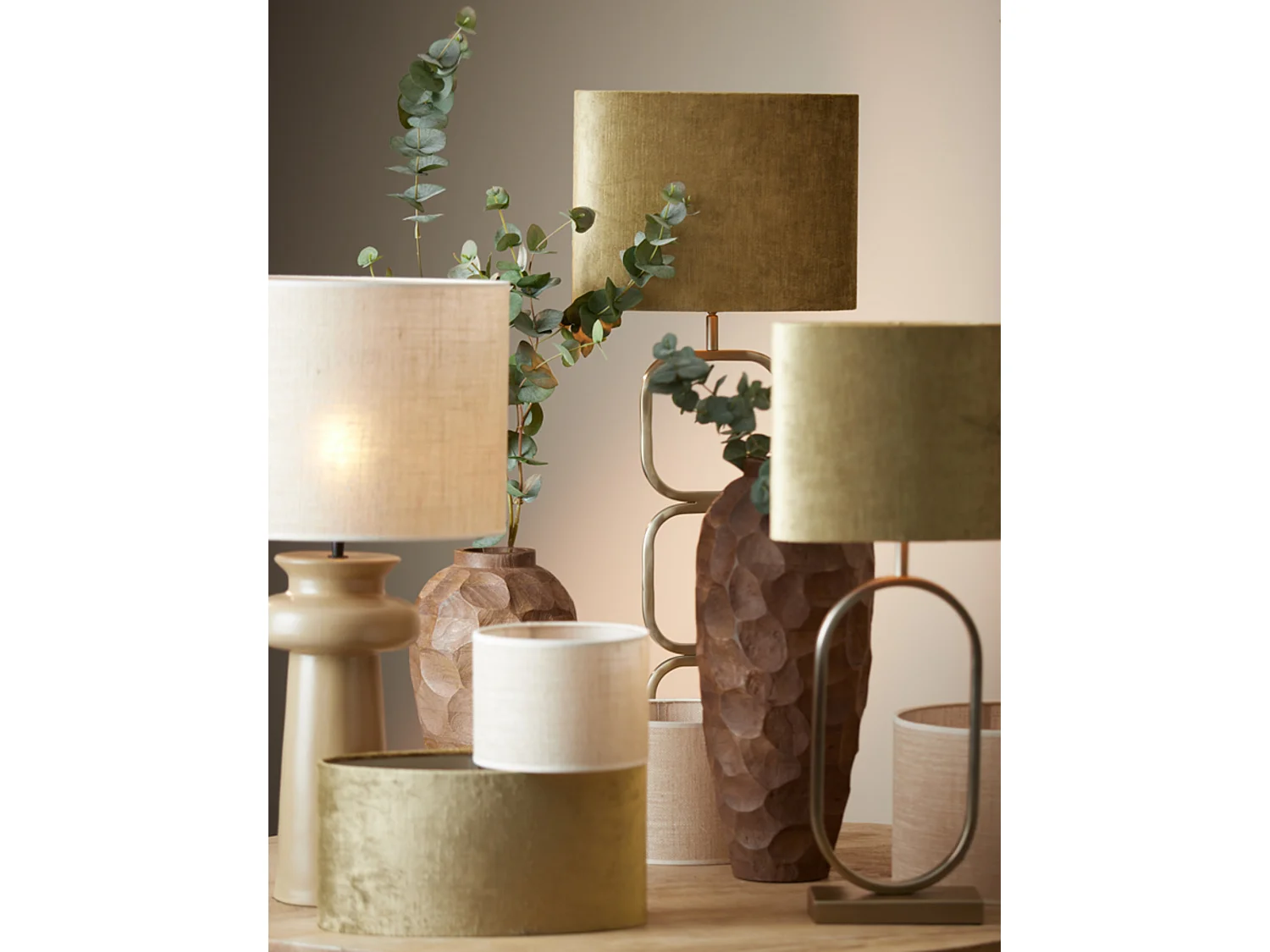 Lampvoet LUTIKA - 23x11.5x69 - Goud