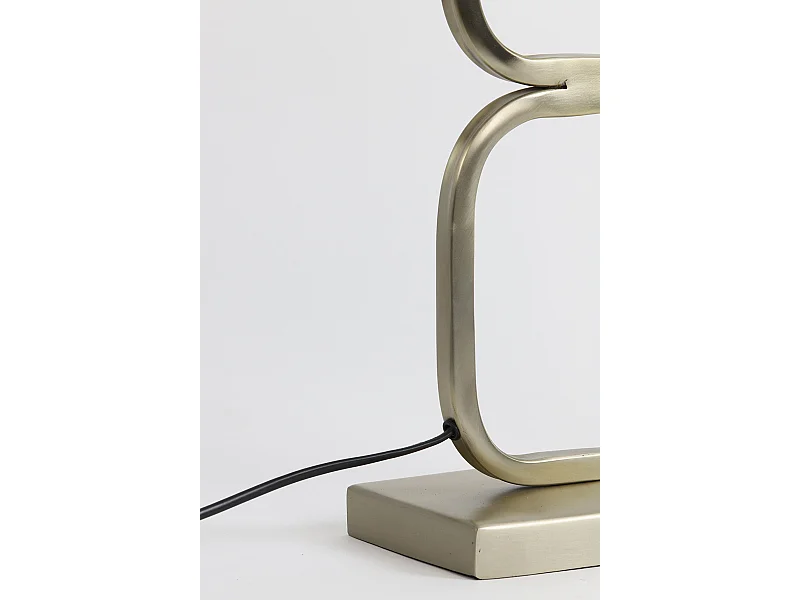 Pied de lampe LUTIKA - 23x11,5x69 - Doré