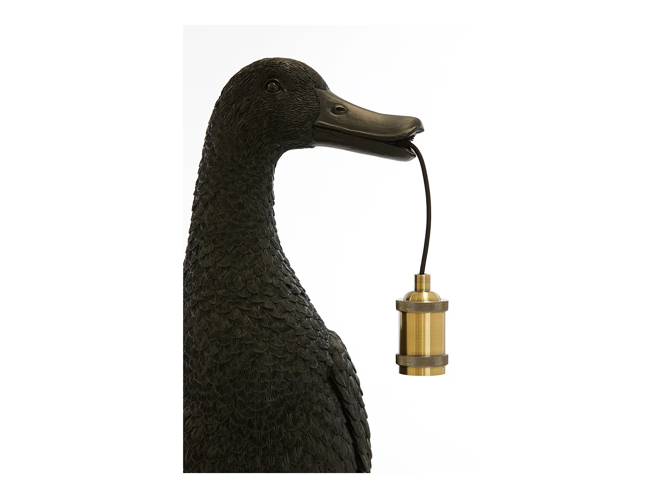 Lampe de table DUCK - 32x31x65cm - Noir