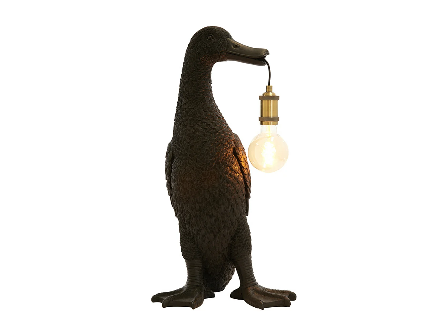 Lampe de table DUCK - 32x31x65cm - Noir
