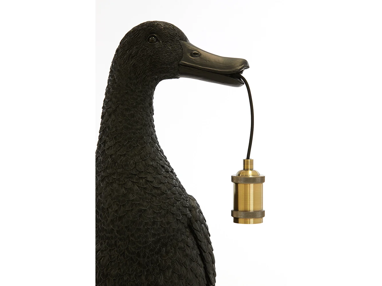 Lampe de table DUCK - 32x31x65cm - Noir
