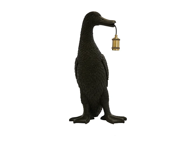 Tafellamp DUCK  - 32x31x65cm - Zwart