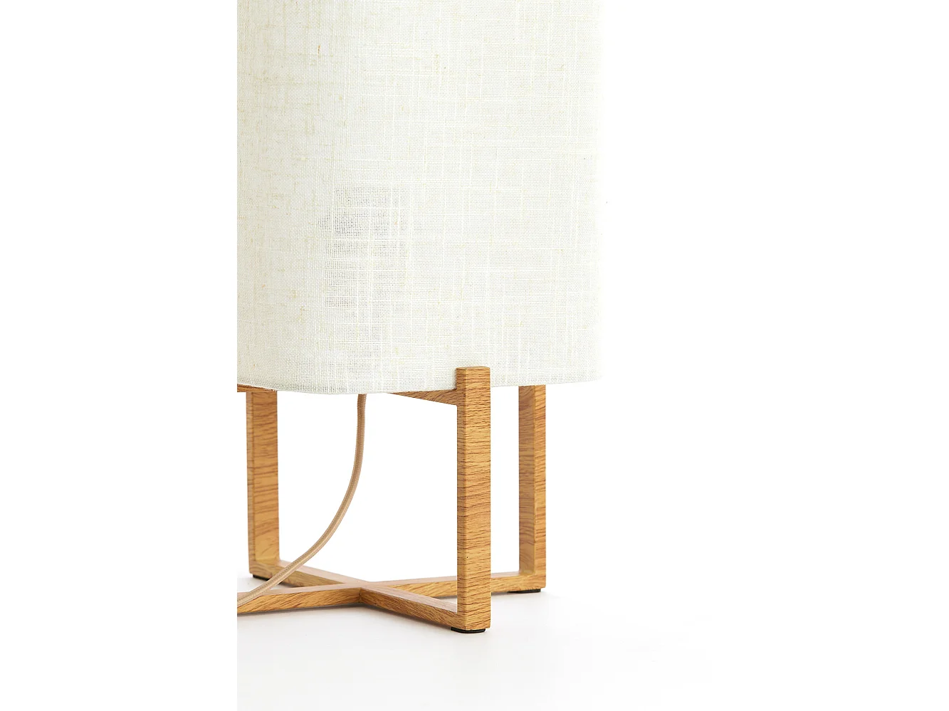 Lampe de table WYN - Ø21,5x50,5cm - Marron