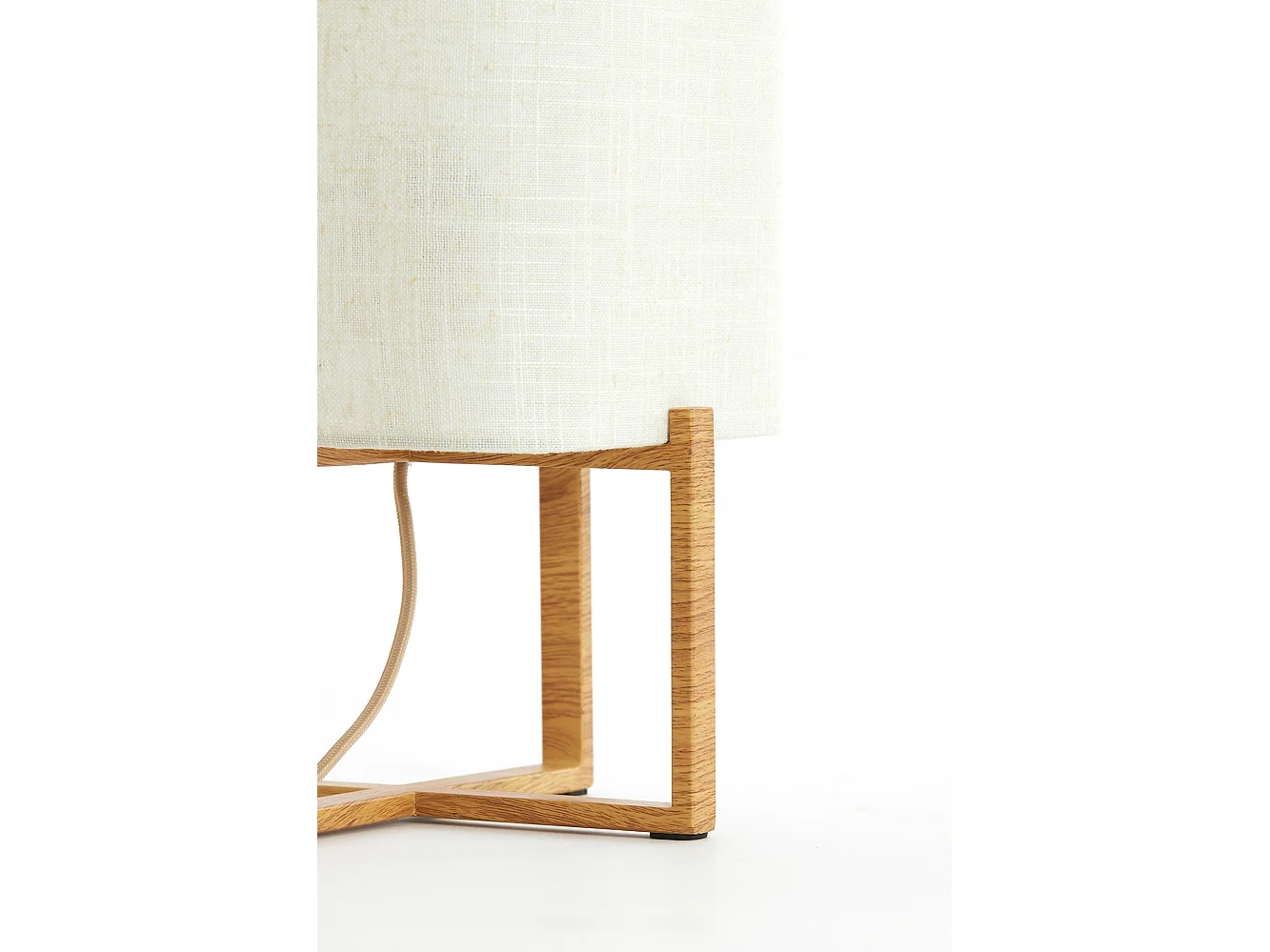 Lampe de table WYN - Ø21,5x50,5cm - Marron