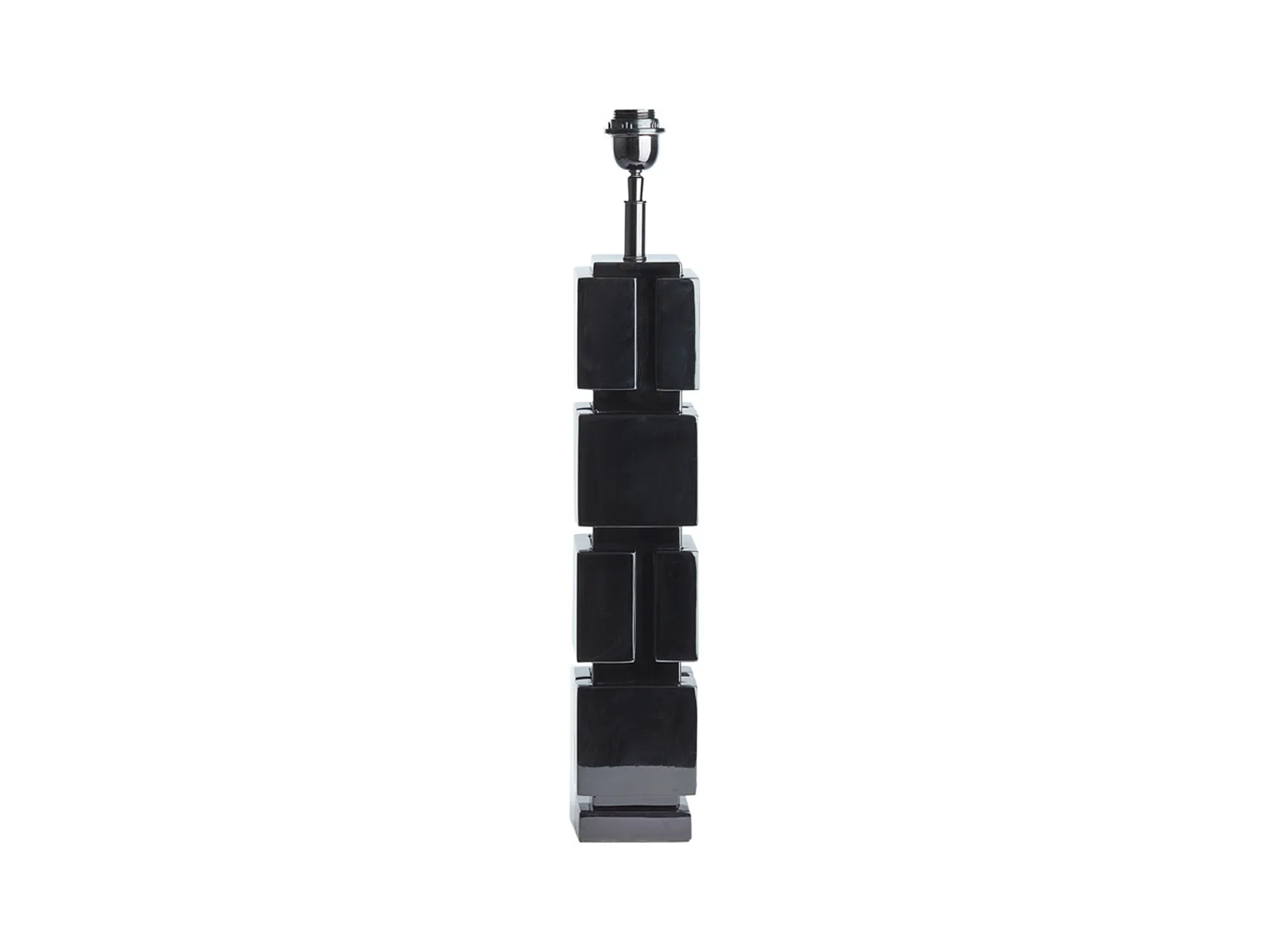 Pied de lampe CAIO - Ø11x68cm - Noir