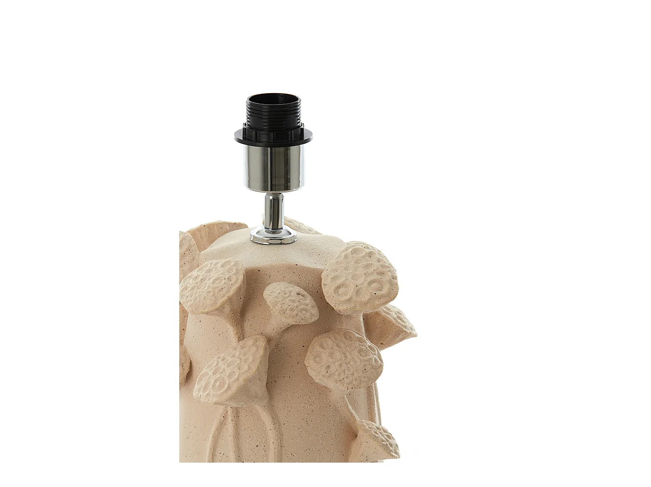 Pied de lampe LAVCI - 22,5x21x32cm - Blanc