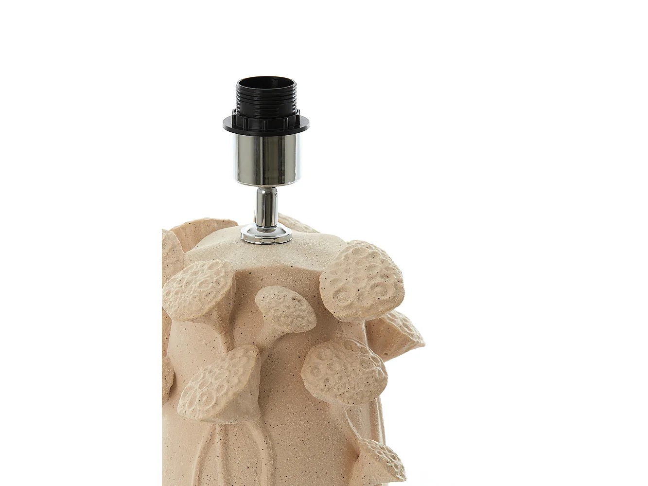 Pied de lampe LAVCI - 22,5x21x32cm - Blanc