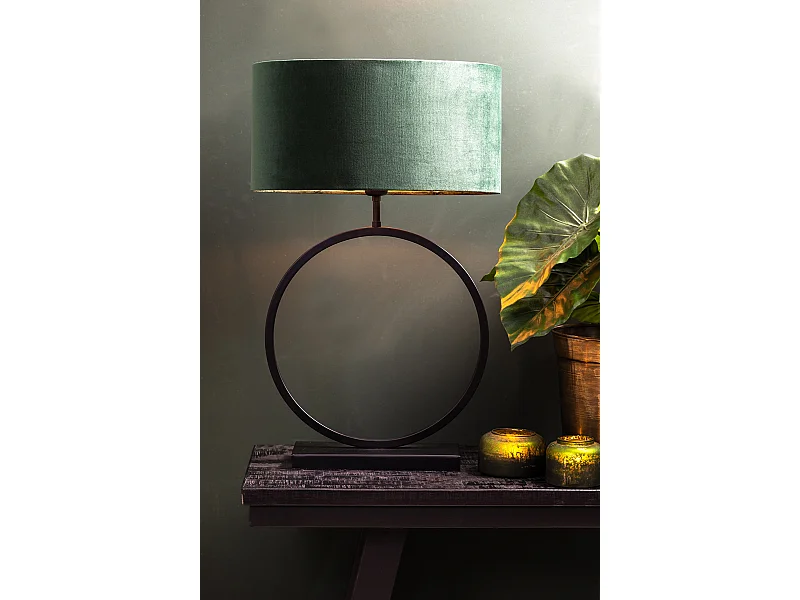 Pied de lampe LIVA - 50x15x59cm - Noir