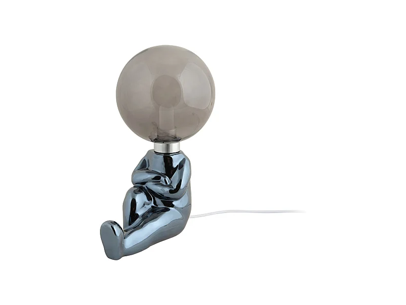 Tischleuchte Joey LED - Schwarz plattiert