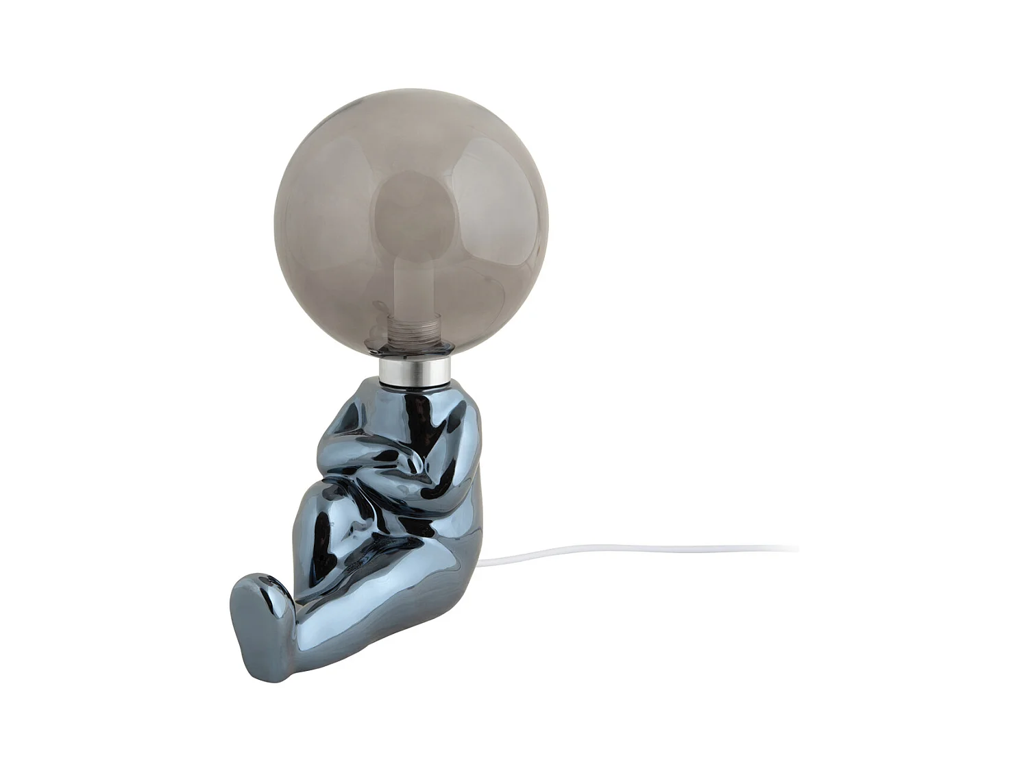 Lampe de table Joey LED - Plaqué noir