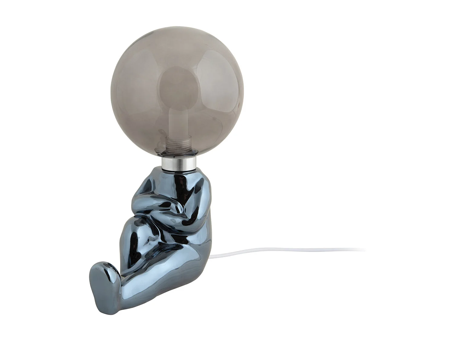 Lampe de table Joey LED - Plaqué noir