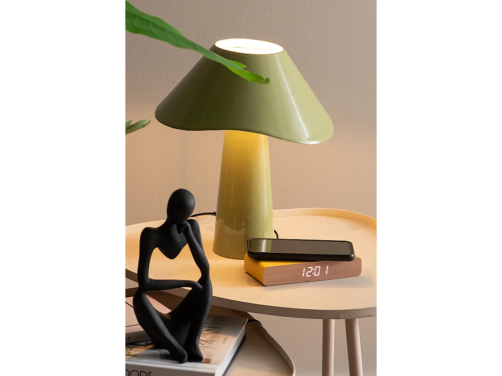 Lampe de table Ameno - Vert thé