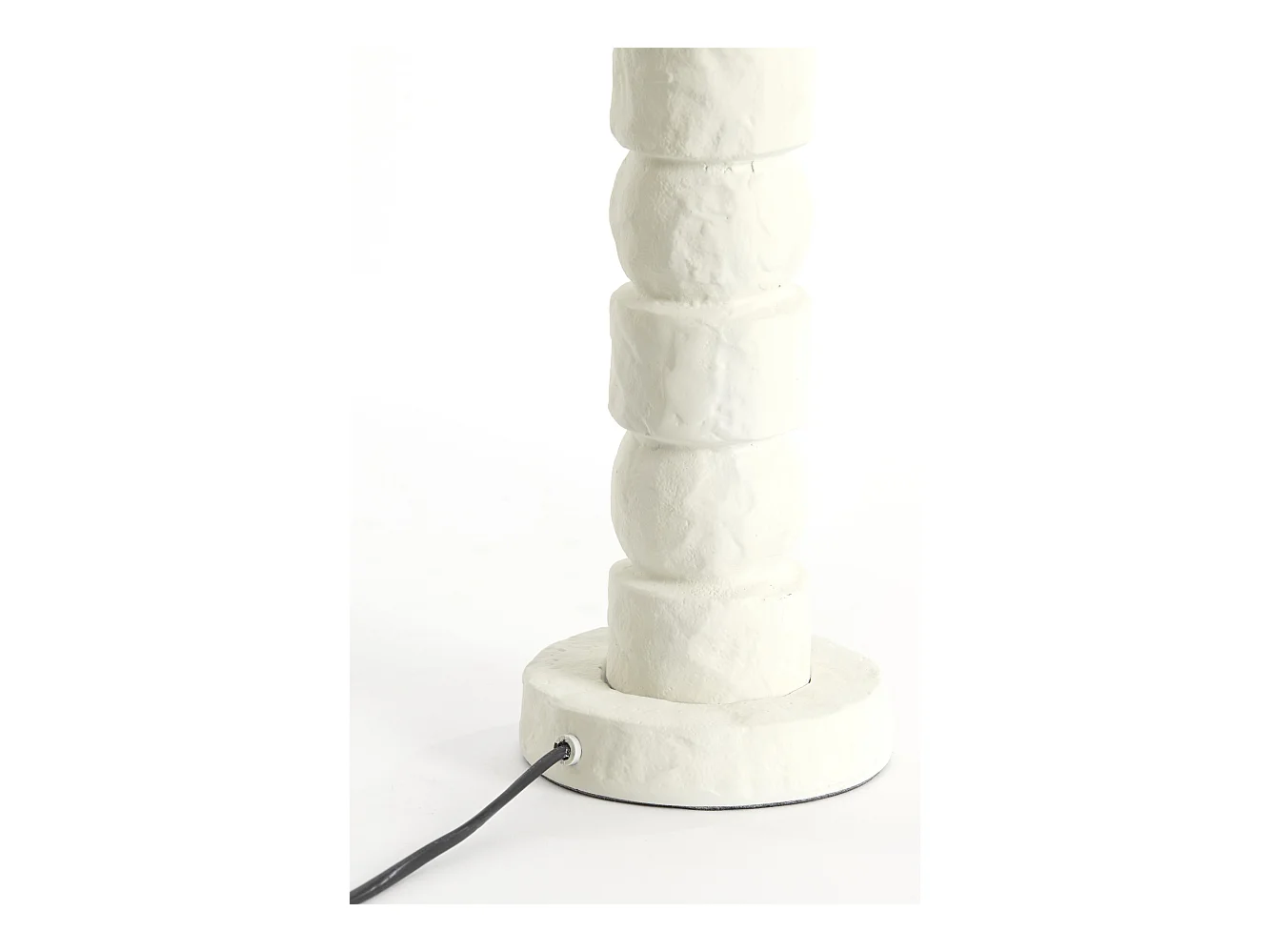 Pied de lampe AKTI - Ø13x58cm - Blanc