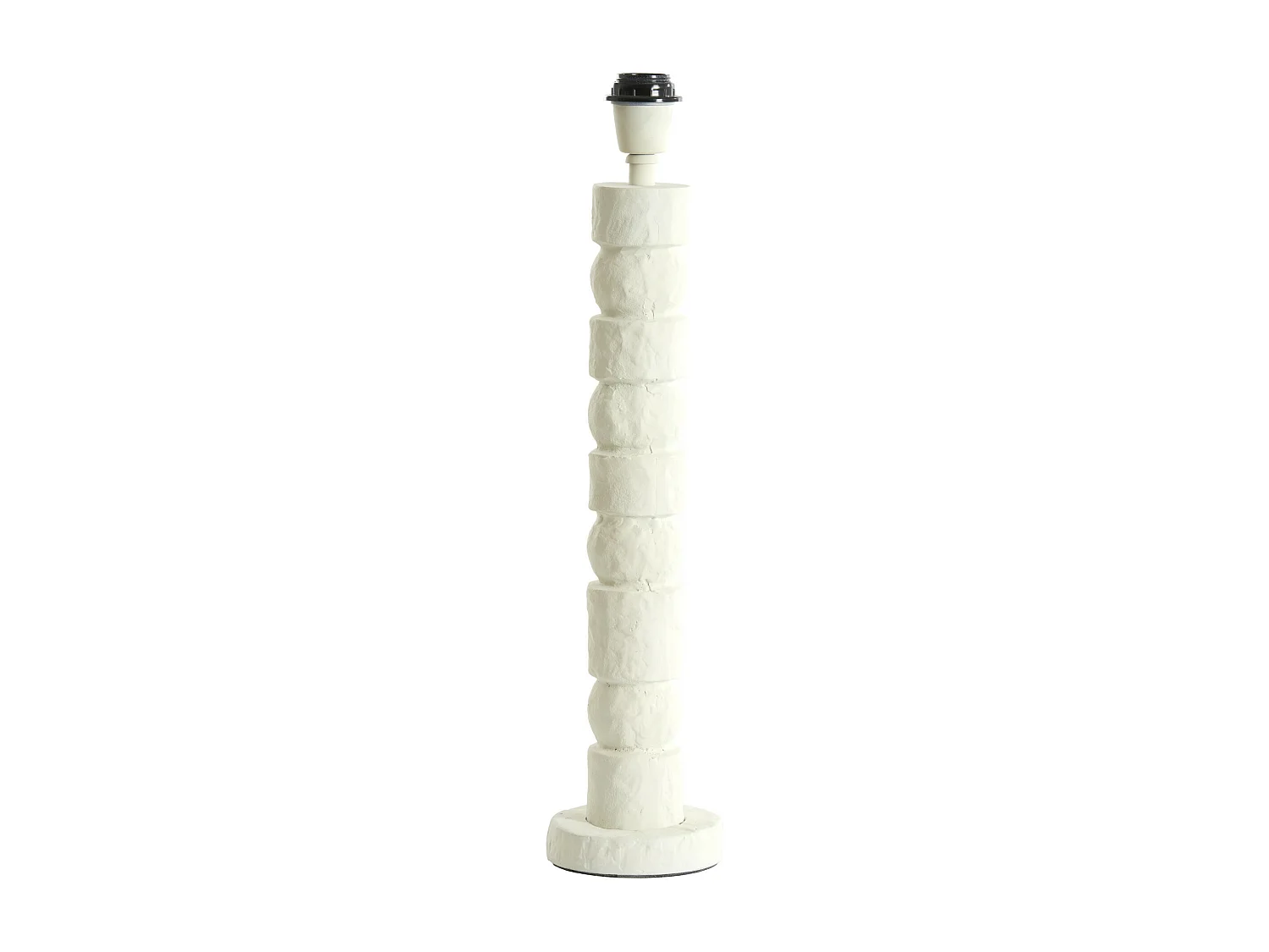 Pied de lampe AKTI - Ø13x58cm - Blanc