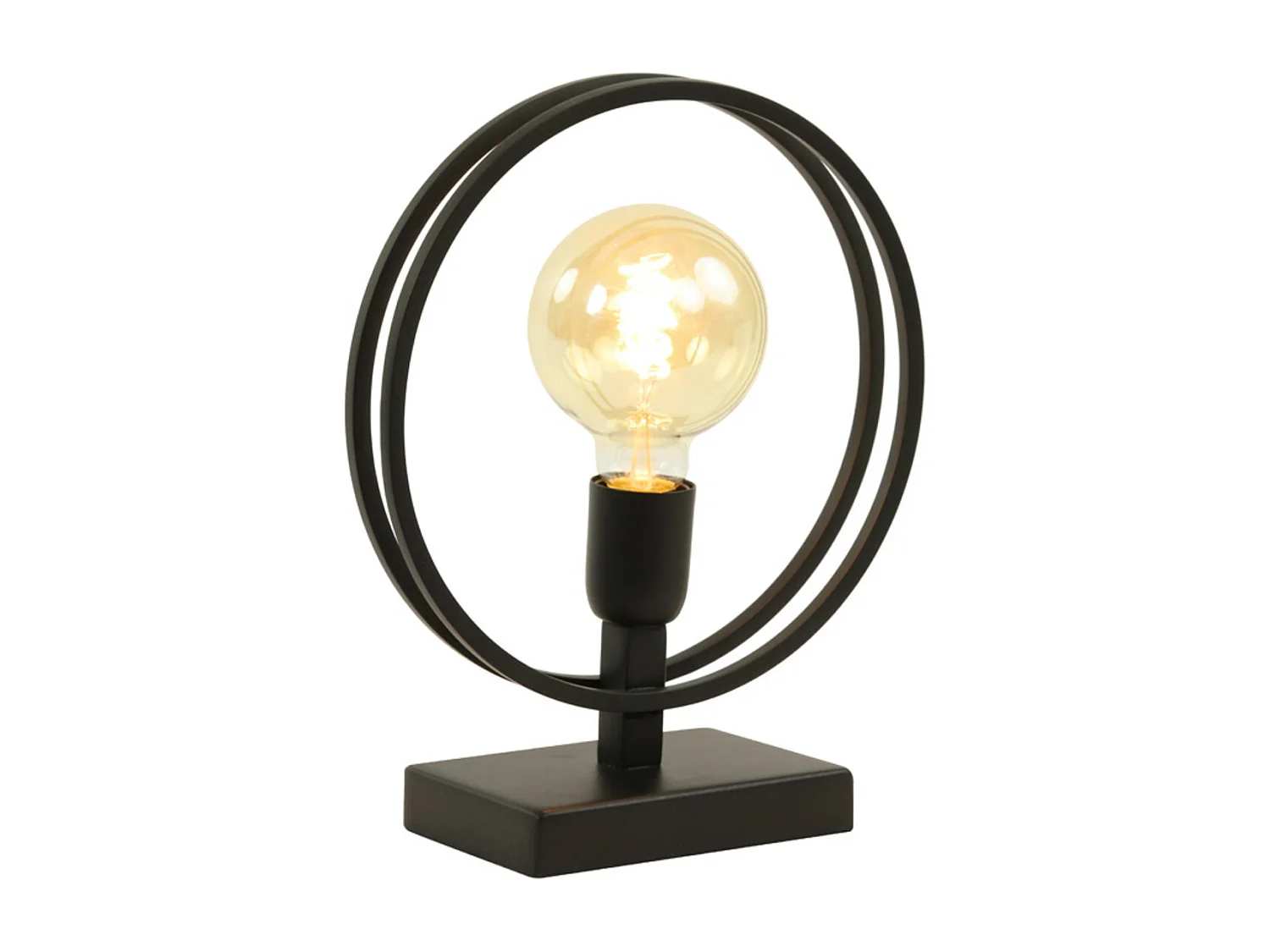 Tafellamp RUDRA - 25x10x30cm - Zwart