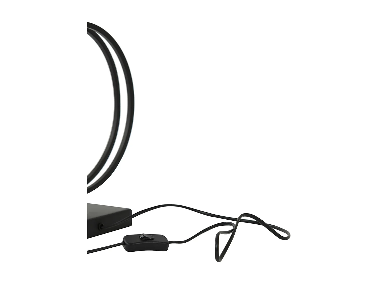 Tafellamp RUDRA - 25x10x30cm - Zwart