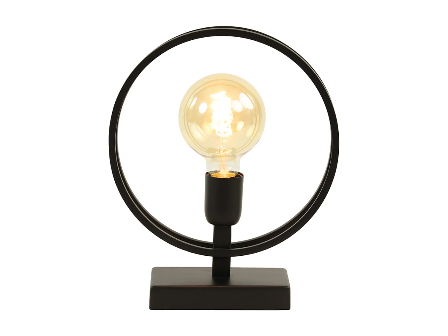 Tafellamp RUDRA - 25x10x30cm - Zwart