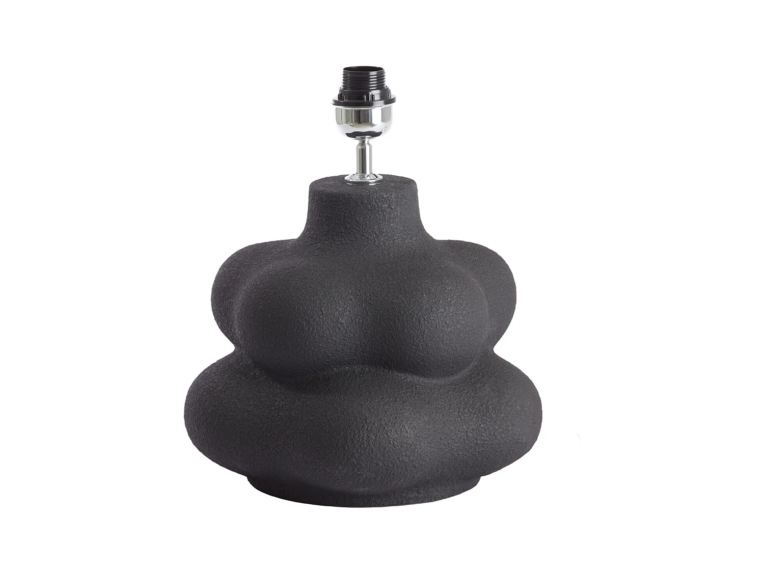 Lampensockel CARILO - Ø30,5x38cm - Schwarz