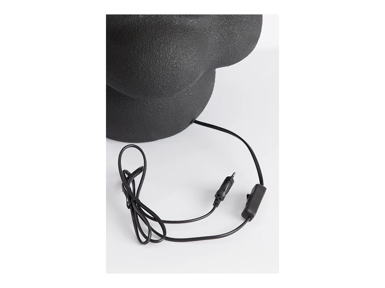 Lampensockel CARILO - Ø30,5x38cm - Schwarz