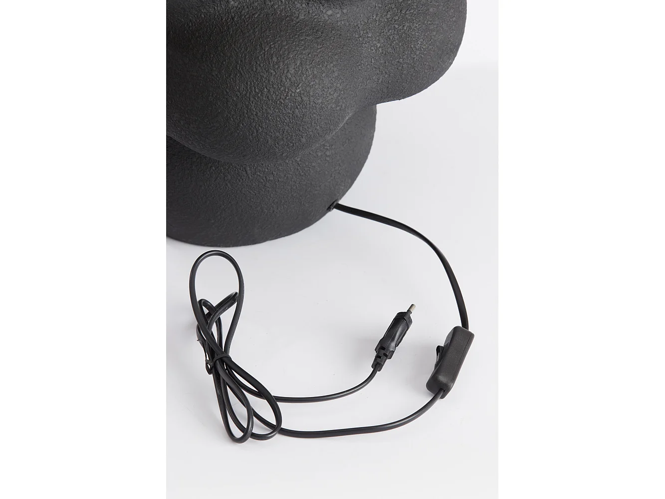 Lampensockel CARILO - Ø30,5x38cm - Schwarz